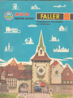 FALLER AMS AUTO MOTOR SPORT CATALOGUE 1965/66 CIRCUIT ELECTRIQUE - French