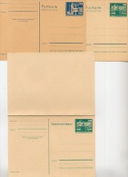 DDR  P79-81  Postkarten BAUWERKE 1. Ausgabe ** 1973-78  Kat. 6,35 € - Postcards - Mint