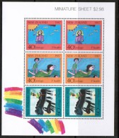 NEW ZEALAND     Scott # B 129a**  VF MINT NH Souvenir Sheet - Unused Stamps
