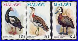 MALAWI 1975 BIRDS (key VALUES In SET)  SC#238-39, 244 MNH CV$26.00 DUCKS - Malawi (1964-...)