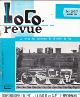 Loco Revue 267 1966 DRAISINES SNCF Autorail FNC X5600 040 D-260 FLEISCHMANN - Francese