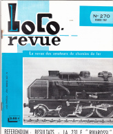 Loco Revue 270 1967 HO 231 E De RIVAROSSI, CT.2 66, E03 MÄRKLIN HAMO - Frans