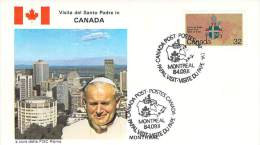 RELIGION CATHOLIQUE VOYAGE  PAPE  JEAN PAUL II   Pope John Paul II Papst Johannes Paul II  PAPA Jonas Paulius II - Enveloppes Commémoratives