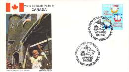 RELIGION CATHOLIQUE VOYAGE  PAPE  JEAN PAUL II   Pope John Paul II Papst Johannes Paul II  PAPA Jonas Paulius II - Commemorative Covers