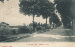 ( CPA 60 )  GUISCARD  /  Avenue De La Gare  - - Guiscard