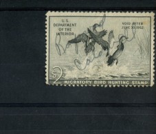 237021465 USA GEBRUIKT USED MIT STEMPEL SCOTT RW18 - Duck Stamps