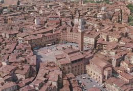 Cp , ITALIE , SIENA , Vue Aérienne , Place Du Marché - Siena