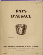 Revue -  Alsace -   Marmoutier Wasselonne Saverne Sarre Union La Petite Pierre Louis Geib Facteur D'orgues - Tourisme & Régions