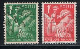 FRANCE : N° 432 Et 433 Oblitérés (Type Iris) - PRIX FIXE - - 1939-44 Iris