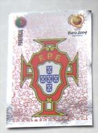 TEAM PORTUGAL EMBLEM CHROME #7 PANINI STICKER 2004 UEFA EURO SOCCER CHAMPIONSHIP PORTUGAL FUSSBALL FOOTBALL - Englische Ausgabe