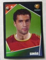 SIMAO PORTUGAL #22 PANINI STICKER 2004 UEFA EURO SOCCER CHAMPIONSHIP PORTUGAL FUSSBALL FOOTBALL - English Edition