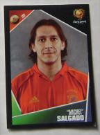 MICHEL SALGADO SPAIN #72 PANINI STICKER 2004 UEFA EURO SOCCER CHAMPIONSHIP PORTUGAL FUSSBALL FOOTBALL - Engelse Uitgave