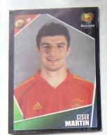 CESAR MARTIN SPAIN #75 PANINI STICKER 2004 UEFA EURO SOCCER CHAMPIONSHIP PORTUGAL FUSSBALL FOOTBALL - Engelse Uitgave