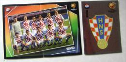 CHROME TEAM EMBLEM & TEAM CROATIA #156 157158  PANINI STICKER 2004 UEFA EURO SOCCER CHAMPIONSHIP PORTUGAL FUSSBALL - Edizione Inglese