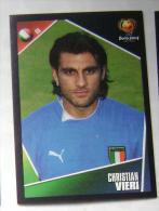 CHRISTIAN VIERI ITALY #238 PANINI STICKER 2004 UEFA EURO SOCCER CHAMPIONSHIP PORTUGAL FUSSBALL FOOTBALL - Edition Anglaise