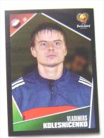 VLADIMIRS KOLESNICENKO LATVIA #264 PANINI STICKER 2004 UEFA EURO SOCCER CHAMPIONSHIP PORTUGAL FUSSBALL FOOTBALL - Edizione Inglese