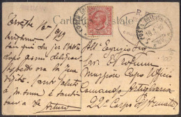 ITALIA -TRIESTE - POSTA MILITARA - R. POSTE III ARMATE - On Cartolina .. VOCE DEL FIUMANI Admir.RAINER   - 16. 1. 1919. - Venezia Giulia