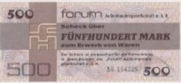 ALLEMAGNE / GERMANY / DDR - FORUMSCHECK - 500 MARK 1979 -  / Pick FX3 - SERIE AB - Other & Unclassified