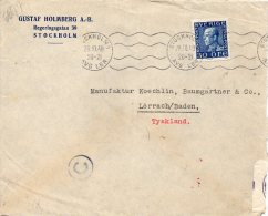 SUEDE LETTRE CENSUREE POUR L'ALLEMAGNE 1940 - Other & Unclassified