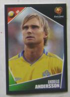 ANDREAS ANDERSSON SWEDEN #195 PANINI STICKER 2004 UEFA EURO SOCCER CHAMPIONSHIP PORTUGAL FUSSBALL FOOTBALL - Edition Anglaise