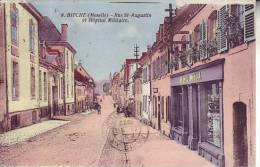 Delcampe - 57 BITCHE - (animé) Rue St Augustin Et Hôpital Militaire - D16 104 - Bitche