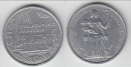 **** OCEANIE - POLYNESIE FRANCAISE - 5 FRANCS 1952 **** EN ACHAT IMMEDIAT !!! - Frans-Polynesië