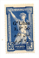 Grand Liban 1924-25, Jeux Olympiques Paris, 48 Sg, Cote 40 - Ungebraucht