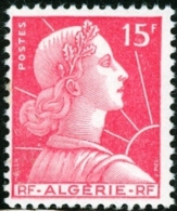 ALGERIA, COLONIA FRANCESE, FRENCH COLONY, MARIANNE DI MULLER, 1955, FRANCOBOLLO NUOVO (MNH**), Scott 265 - Unused Stamps