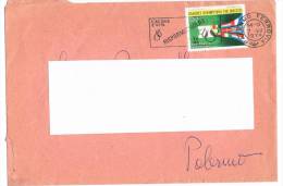 1189- Italia Storia Postale 7.7.79  Lettera Viaggiata Con Isolato £. 170 Elezioni Del Parlamento Europeo Con Timbro Rett - 1971-80: Marcophilie
