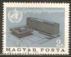 Hungary 1966 Mi# 2237 A Used - WHO Headquarters, Geneva - WHO