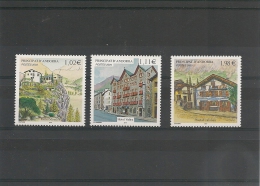 ANDORRE Thème : Hôtels Années 2003/2005 N° Y/T 579-593-616** - Unused Stamps