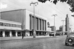 CPA Petit Format (76) LE HAVRE, La Gare Et Le Cours De La République, écrite, Timbrée, Plis Angle Haut Droit - Station