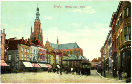 Breda - Markt Met Toren - & Tram - Breda