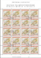 Liechtenstein 2004 Mi# 1364 Used - Sheet Of 20 (4 X 5) - Digital Palimpsest Research - Gebraucht