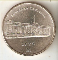 MONEDA DE PLATA DE PERU DE 1 MIL SOLES DE ORO DEL AÑO 1979 DEL CONGRESO NACIONALL  (COIN) SILVER-ARGENT - Pérou