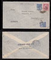 Brazil Brasilien 1938 Airmail Cover CONDOR RIO To FRANKFURT Germany - Lettres & Documents