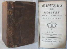 Œuvres De Molière – Tome 6 Avec Gravures / Mouchet éditeur En 1758 - 1701-1800