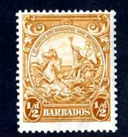 6554x)  Barbados 1942 ~ -Sc # 193A ( Cat.$ .40 )  Mnh**~ Offers Welcome! - Barbados (...-1966)