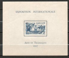 GUADELOUPE Exposition Internationale 1937 N°1 - Unused Stamps