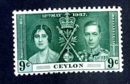 6573x)  Ceylon 1937 ~ -Sc # 276 ( Cat.$6.00 )  Mnh**~ Offers Welcome! - Ceylon (...-1947)