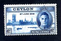 6586x)  Ceylon 1946 ~ -Sc # 293 ( Cat.$ .30 )  Mint*~ Offers Welcome! - Ceylan (...-1947)