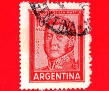 ARGENTINA - Usato -  1966 - Generale José Francisco De San Martín (1778-1850) - 10 - Used Stamps