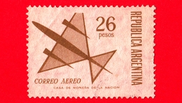 ARGENTINA - Usato -  1971 - Posta Aerea - Aereo Stilizzato - 26 P - Luftpost