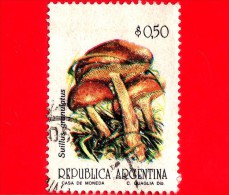 ARGENTINA - Usato -  1993 - Funghi - Mushrooms - Suillus Granulatus - 0.50 - Oblitérés