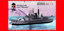 ARGENTINA - Usato -  1996 - Base Navale A Porto Belgrano - Nave - Destructor Hercules - $ 0.75 - Usati