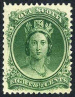 Nova Scotia #11 Mint Hinged 8-1/2c Victoria From 1860-63 - Nuevos