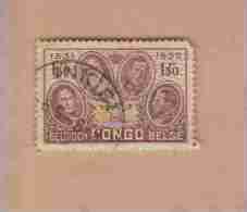 CONGO BELGE.  (COB) 1935 - N°187   . Cinquantenaire De L'Etat Indépendant Du Congo Et La Dynastie .  * 1f50 -  Obl - Briefe U. Dokumente