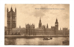 Cp, Angleterre, Londres, Houses Of Parliament From The River - Houses Of Parliament