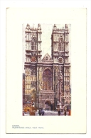 Cp, Angleterre, Londres, Westminster Abbey, West Front - Westminster Abbey