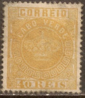 Cabo Verde – 1881 Crown Type 40 Réis - Cap Vert